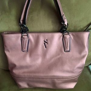 Simply Vera Vera Wang Metallic Rose Purse Handbag